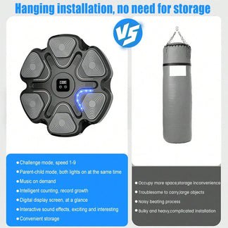 🔥 Dynamic Sports and Entertainment Equipment 🔥 Music Boxing Machine that Plays Music